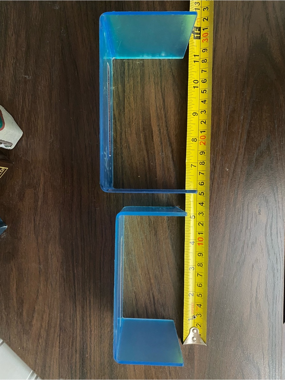 Blue Acrylic Display Riser Set - 2 Pieces - Picture 3 of 3